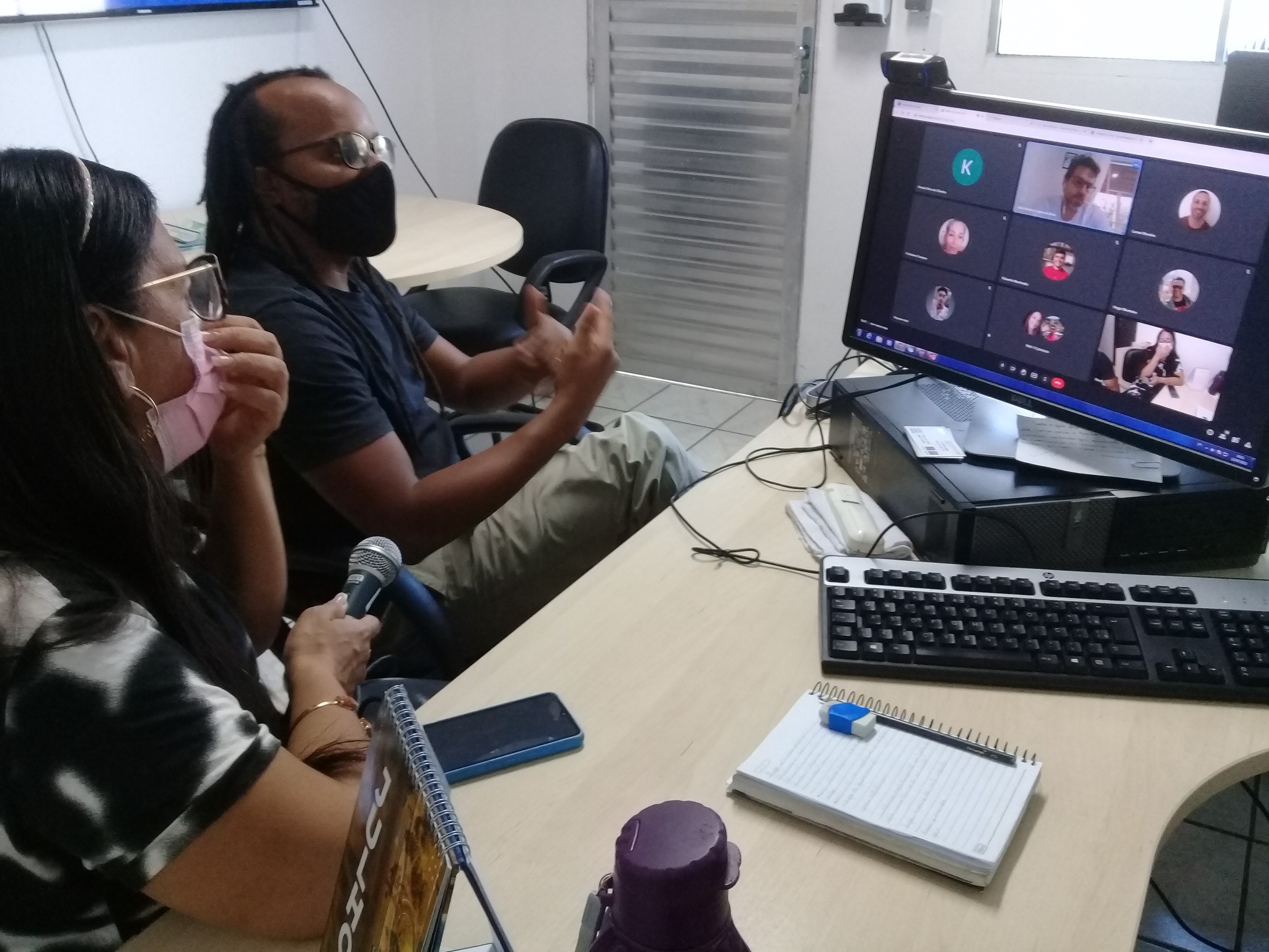 Reunião online com os coordenadores do CEP