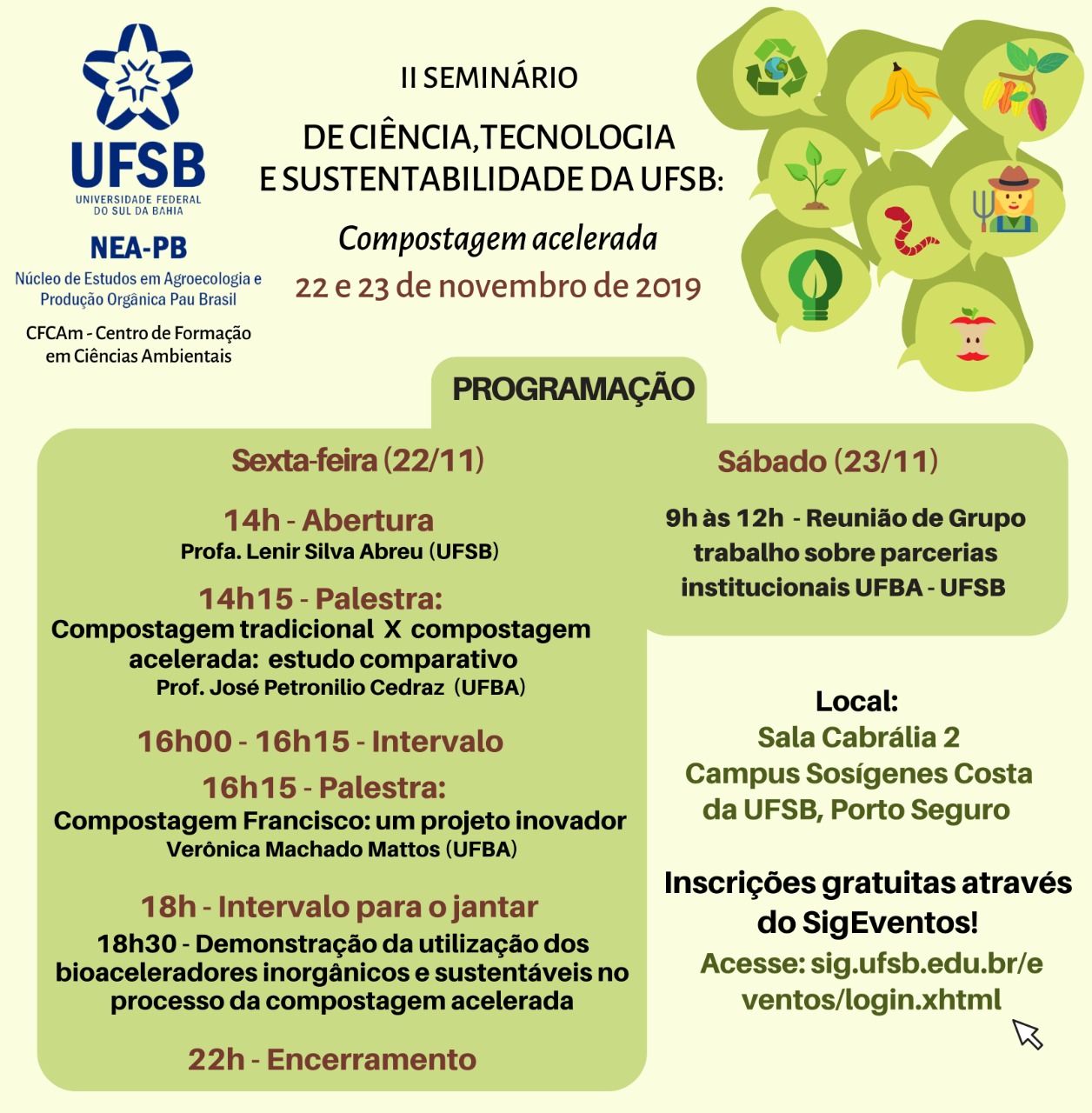 II seminario CT e sustentabilidade CSC