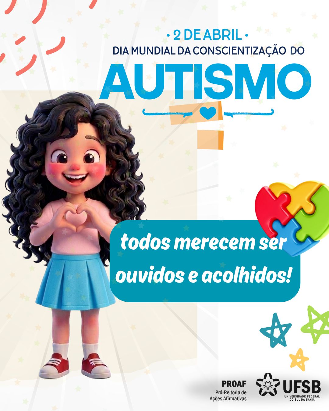Dia Mundial de Conscientização sobre o Autismo
