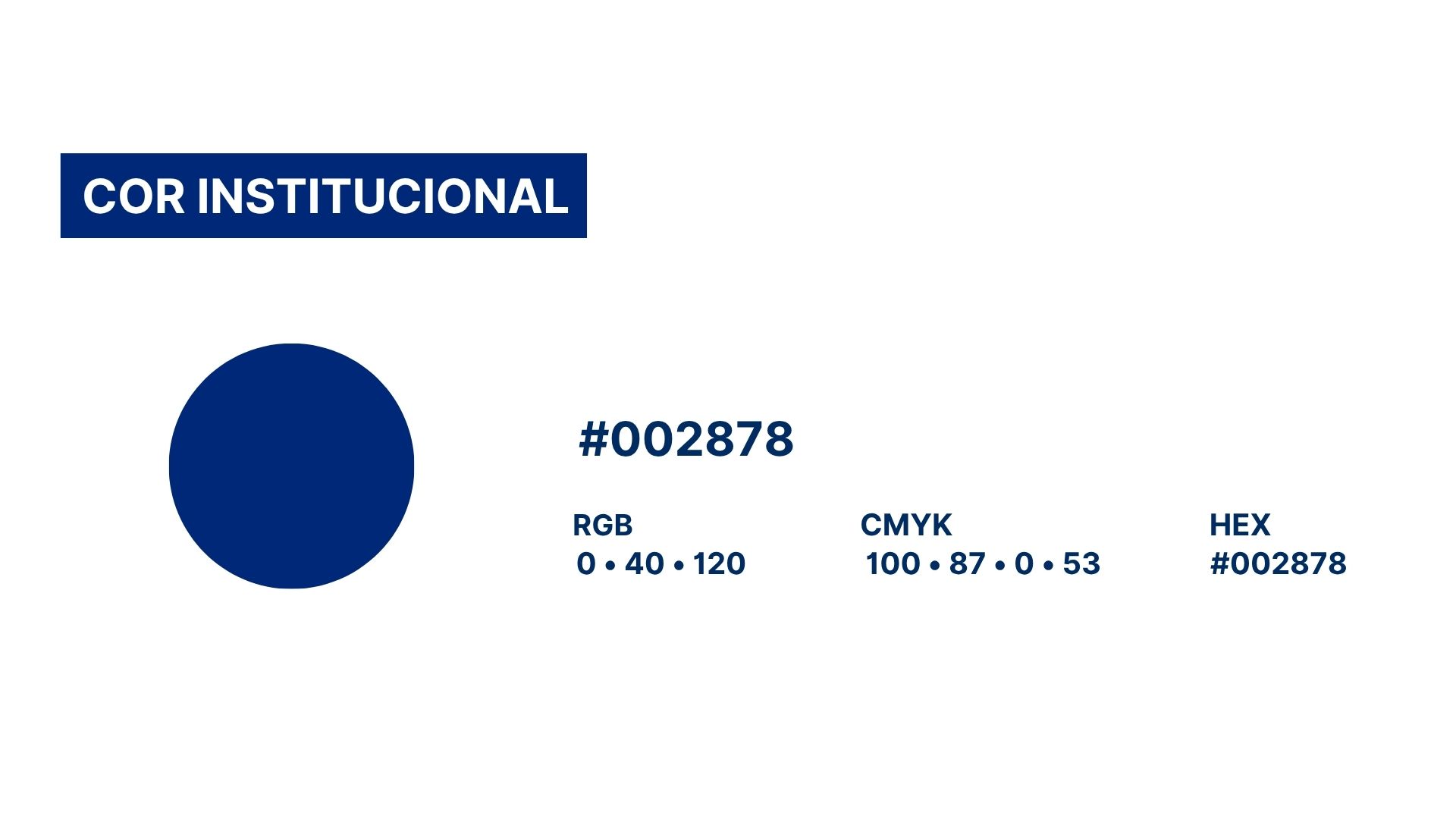 cor institucional